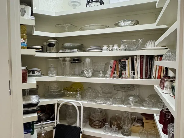 a view of storage and utility room