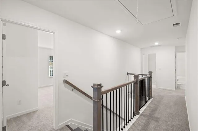 a view of a small space