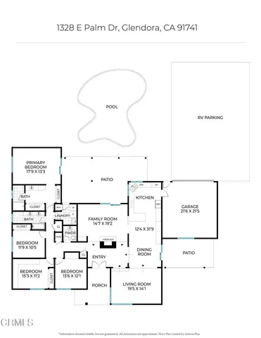 $1,300,000 | 1328 East Palm Drive, Glendora, CA 91741