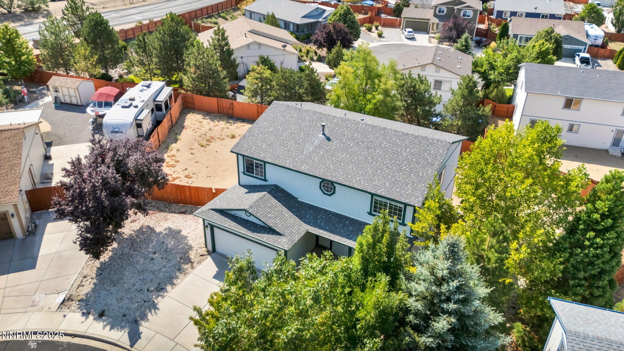 115 Calistoga Court Reno, NV 89508 - Photo 3 of 58 an aerial view of a house with a garden