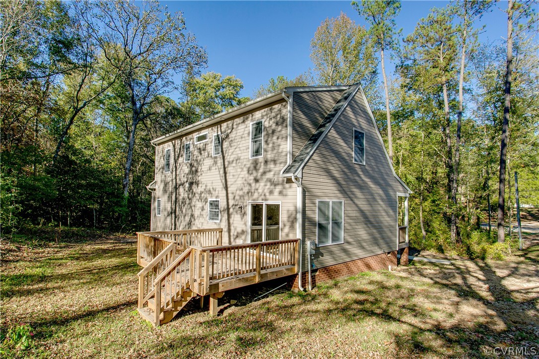 15812 Harrowgate Road Chester, VA 23831 - Photo 30 of 31 a view of a house with a yard
