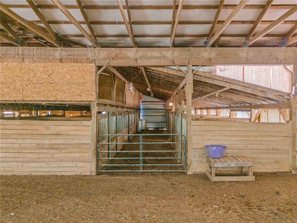 603 Highland Ridge Road Claysville, PA 15323 - Photo 40 of 47 a view of an empty room with wooden walls