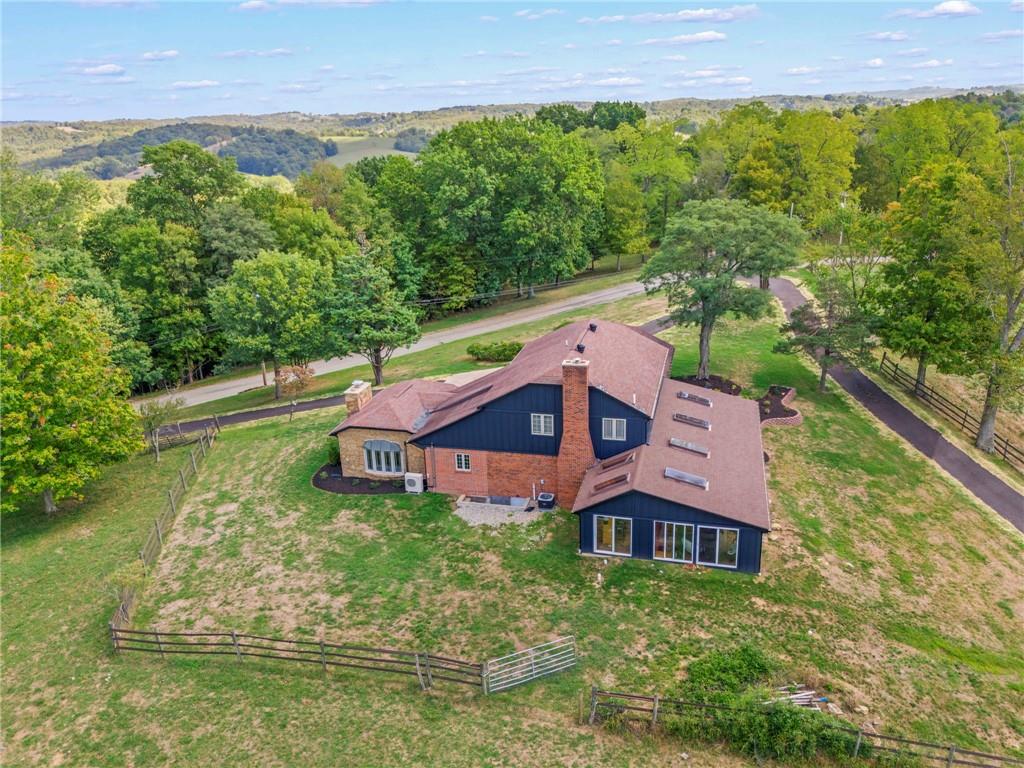 603 Highland Ridge Road Claysville, PA 15323 - Photo 4 of 47 a aerial view of a house with a yard