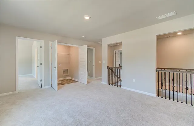 a view of empty room