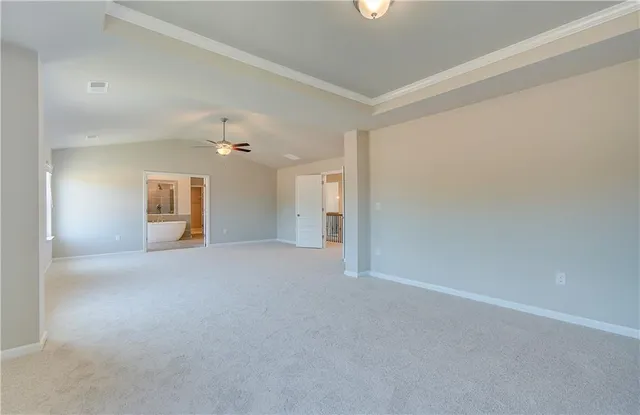 a view of an empty room