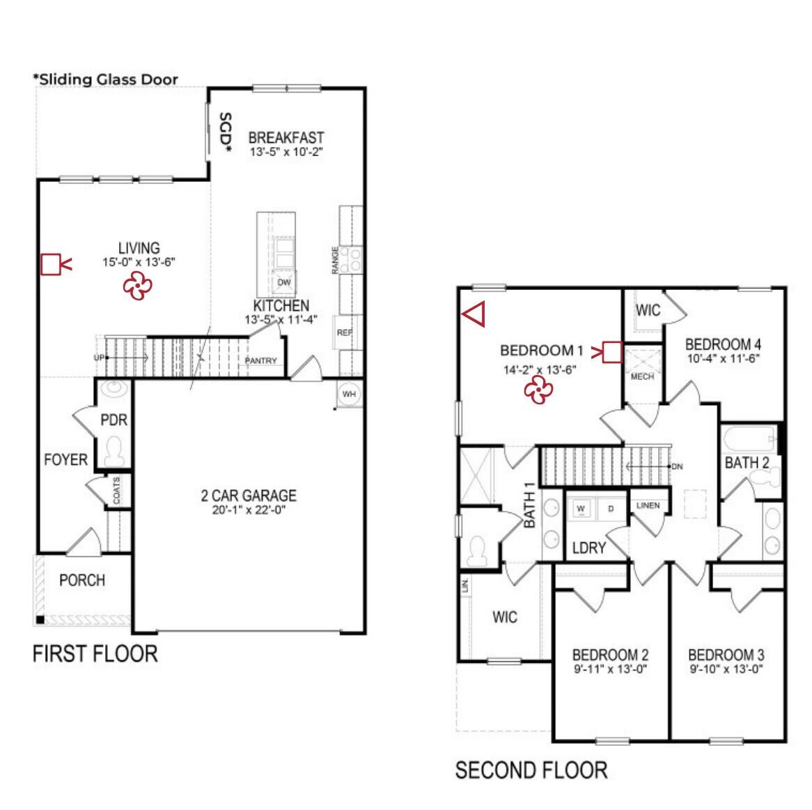 531 Cox Hollow Road Kingsport, TN 37663 - Photo 2 of 2 Edmon Floor plan