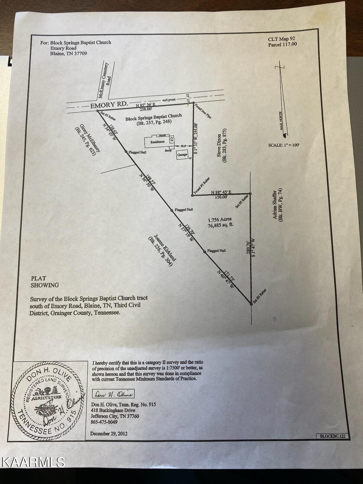 417 Emory Road Blaine, TN 37709 - Photo 16 of 16 417 survey