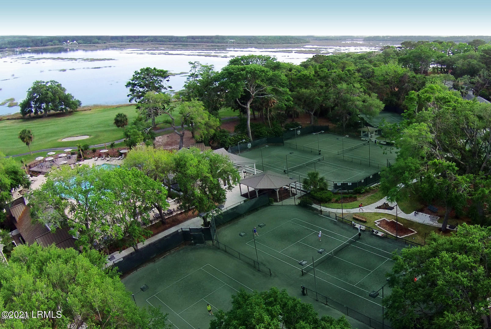 204 Cotton Dike Road Dataw Island, SC 29920 - Photo 20 of 22 DI Har Tru Tennis Courts