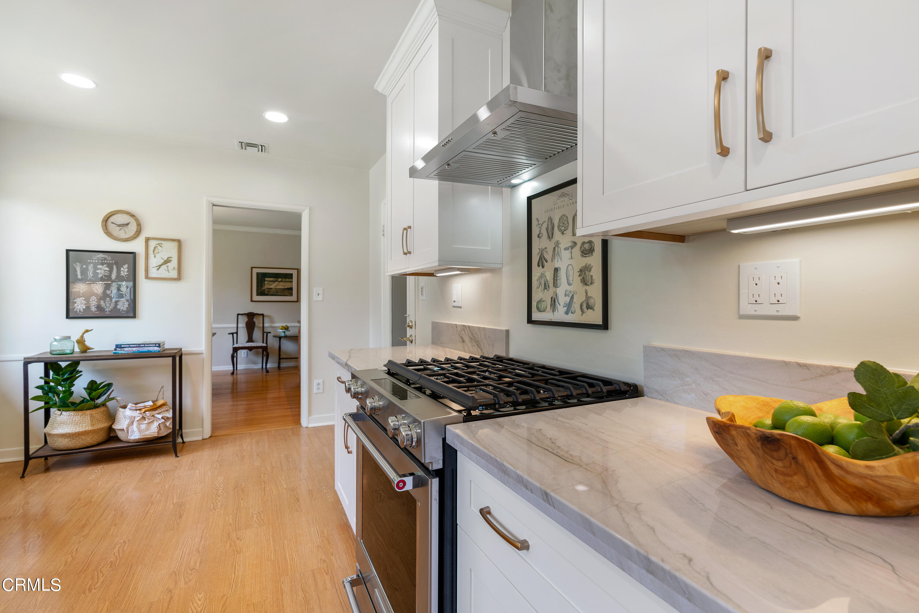 2155 Canyon Close Road Pasadena, CA 91107 - Photo 18 of 41 a kitchen with stainless steel appliances granite countertop a sink stove and cabinets