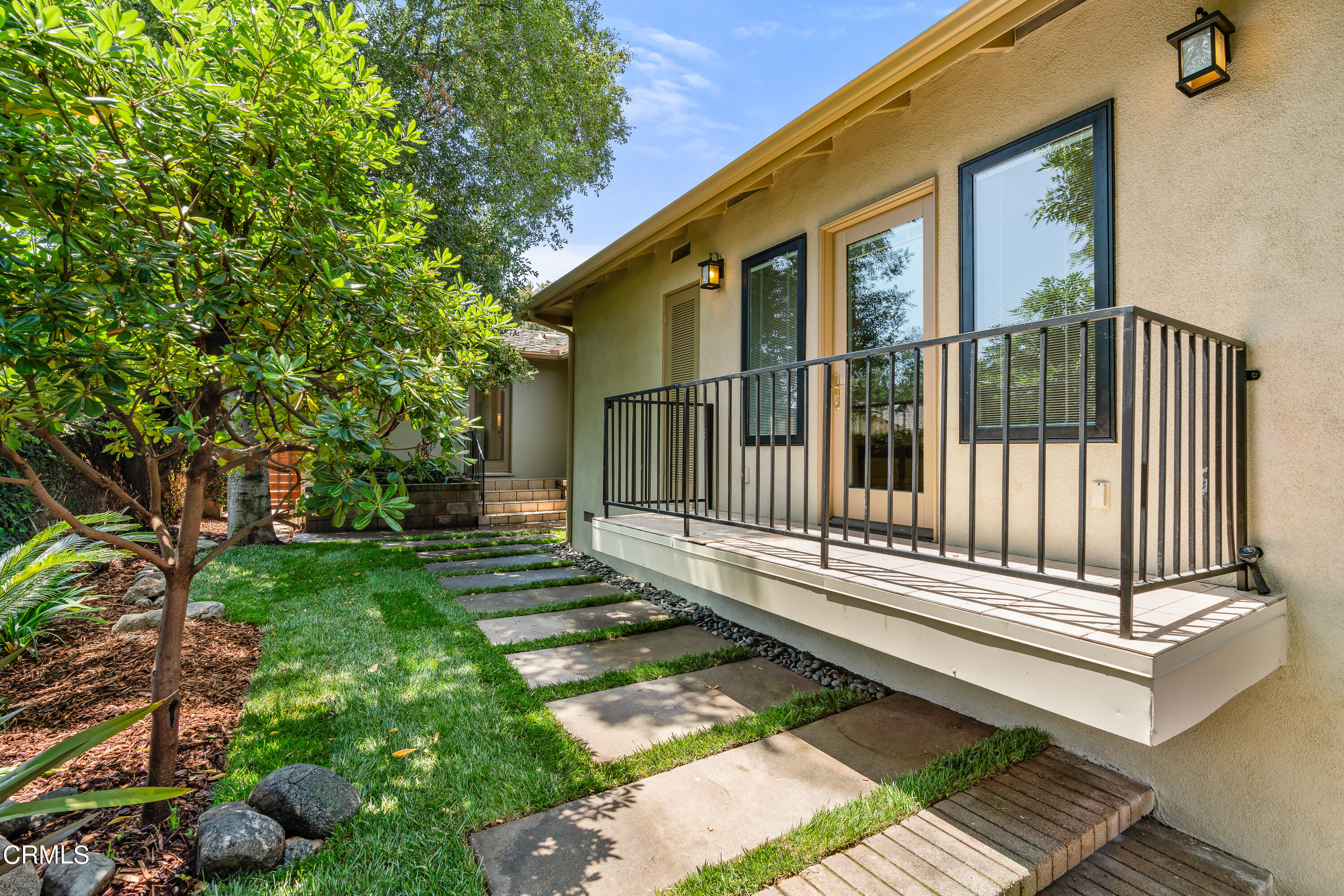 2155 Canyon Close Road Pasadena, CA 91107 - Photo 40 of 41 a view of a house with a small yard and wooden floor and fence