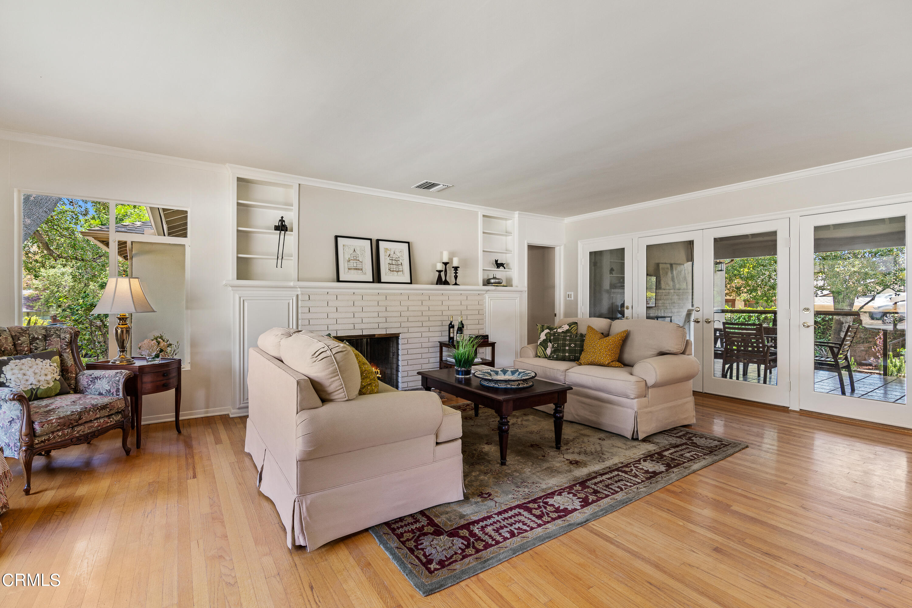 2155 Canyon Close Road Pasadena, CA 91107 - Photo 10 of 41 a living room with furniture and a fireplace