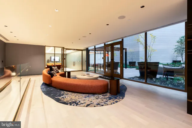 a view of a chairs and tables in the patio