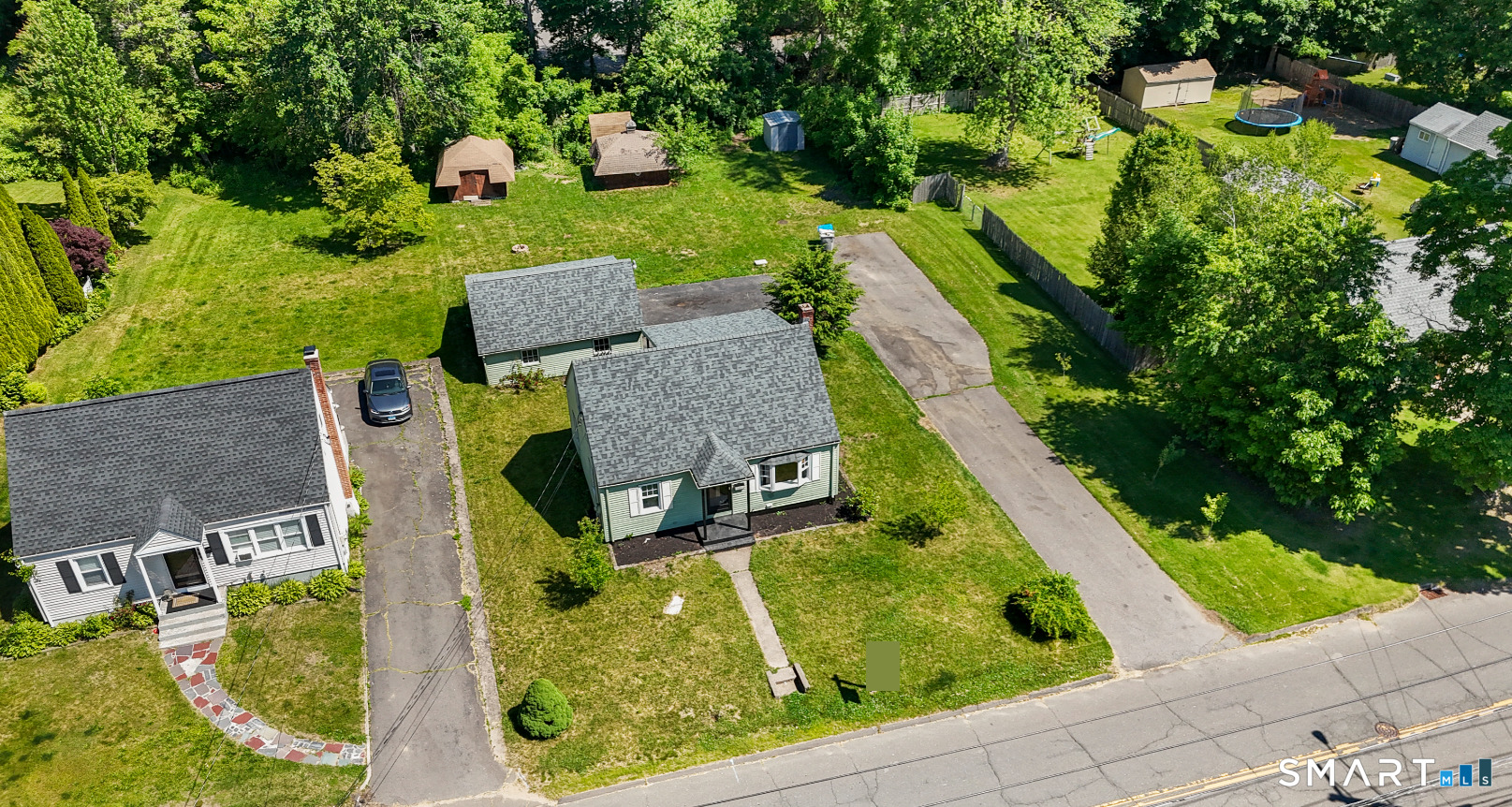 175 Moody Street Bristol, CT 06010 - Photo 5 of 28 an aerial view of a house with a garden