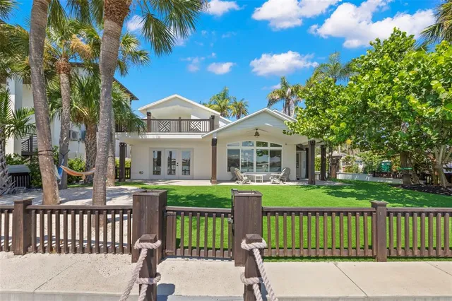 a view of a porch with a yard