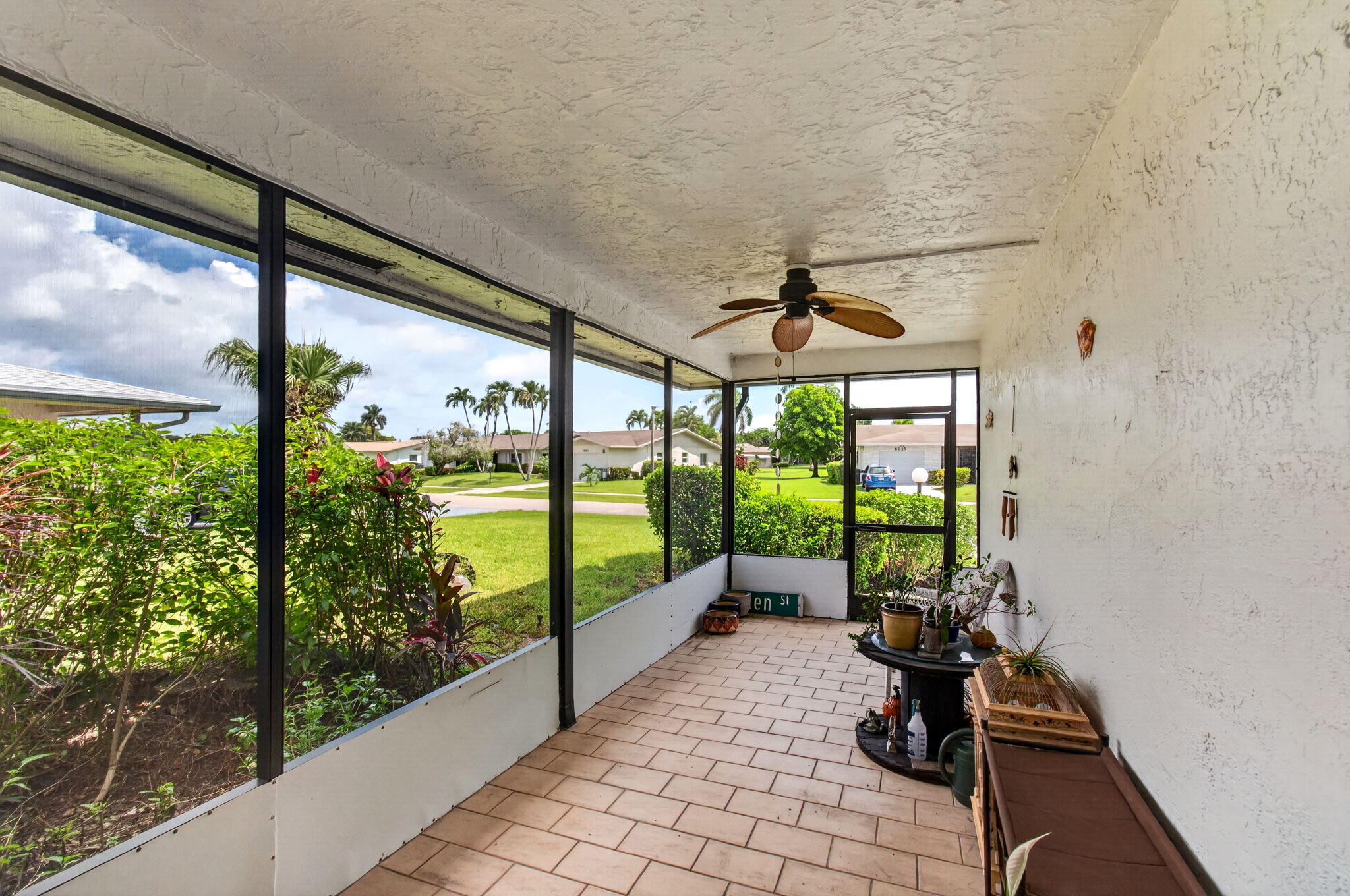 6038 Lasalle Road Delray Beach, FL 33484 - Photo 8 of 84 Screen-In Front Porch