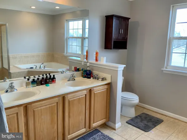 a white toilet sitting next to a bathroom sink