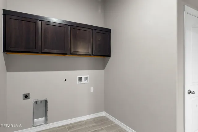 a view of hallway with wooden floor
