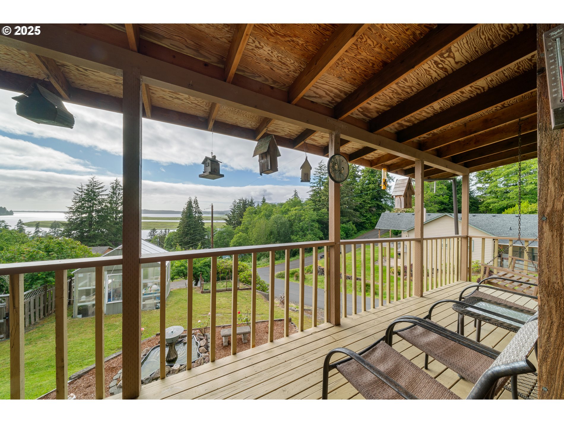 336 Gregory Street Wheeler, OR 97147 - Photo 17 of 42 a view of balcony with wooden floor