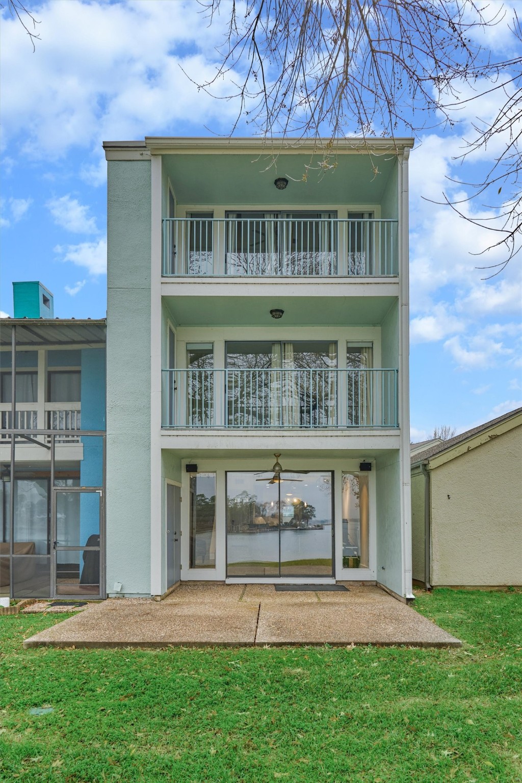 1427 Bowsprit Point Willis, TX 77318 - Photo 40 of 47 There is enough grassy space behind the home for pets and yard games.