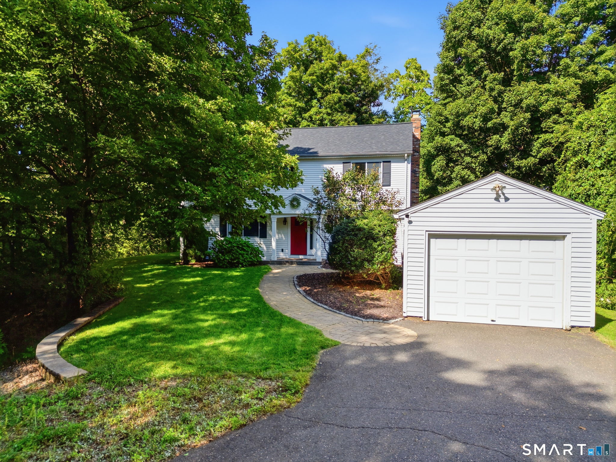 160 Nod Road Simsbury, CT 06070 - Photo 34 of 40 1-car detached garage