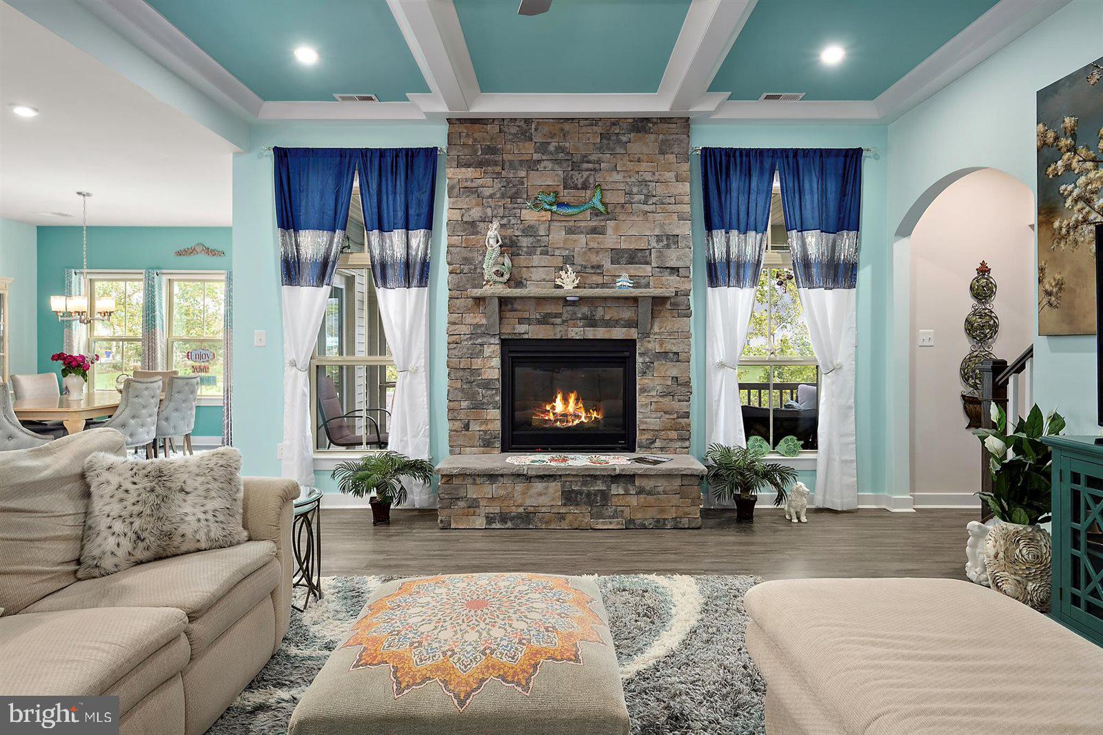 23546 Robalo Road Frankford, DE 19945 - Photo 18 of 78 Stack Stone Fireplace