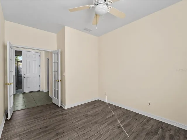 wooden floor in an empty room