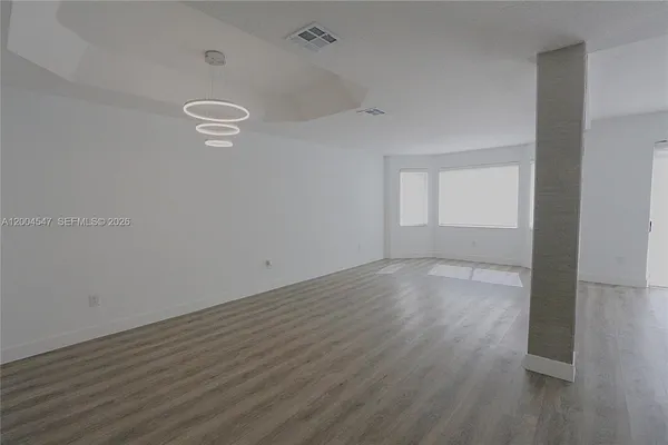 wooden floor in an empty room