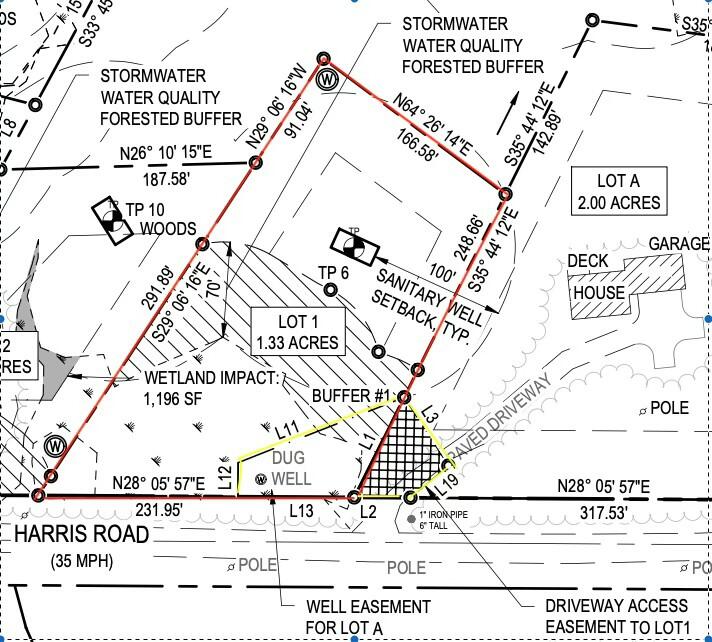 90 Harris Road Cumberland, ME 04021 - Photo 8 of 9 driveway well easement