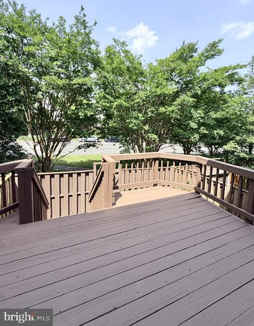 45572 Whitcomb Square Sterling, VA 20166 - Photo 31 of 32 Serene deck with lush greenery view.