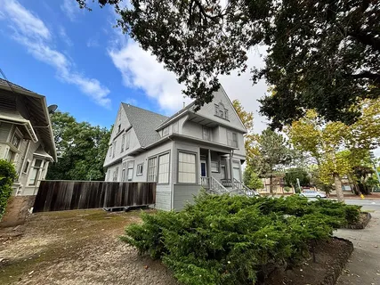 a house view with a outdoor space