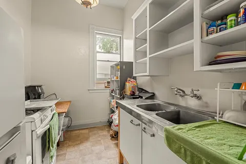 a room with storage and utility