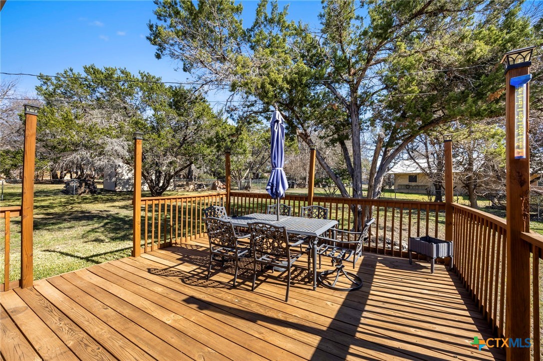 11207 Oak Tree Drive Salado, TX 76571 - Photo 24 of 34 Back deck