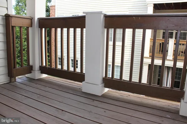a view of a balcony