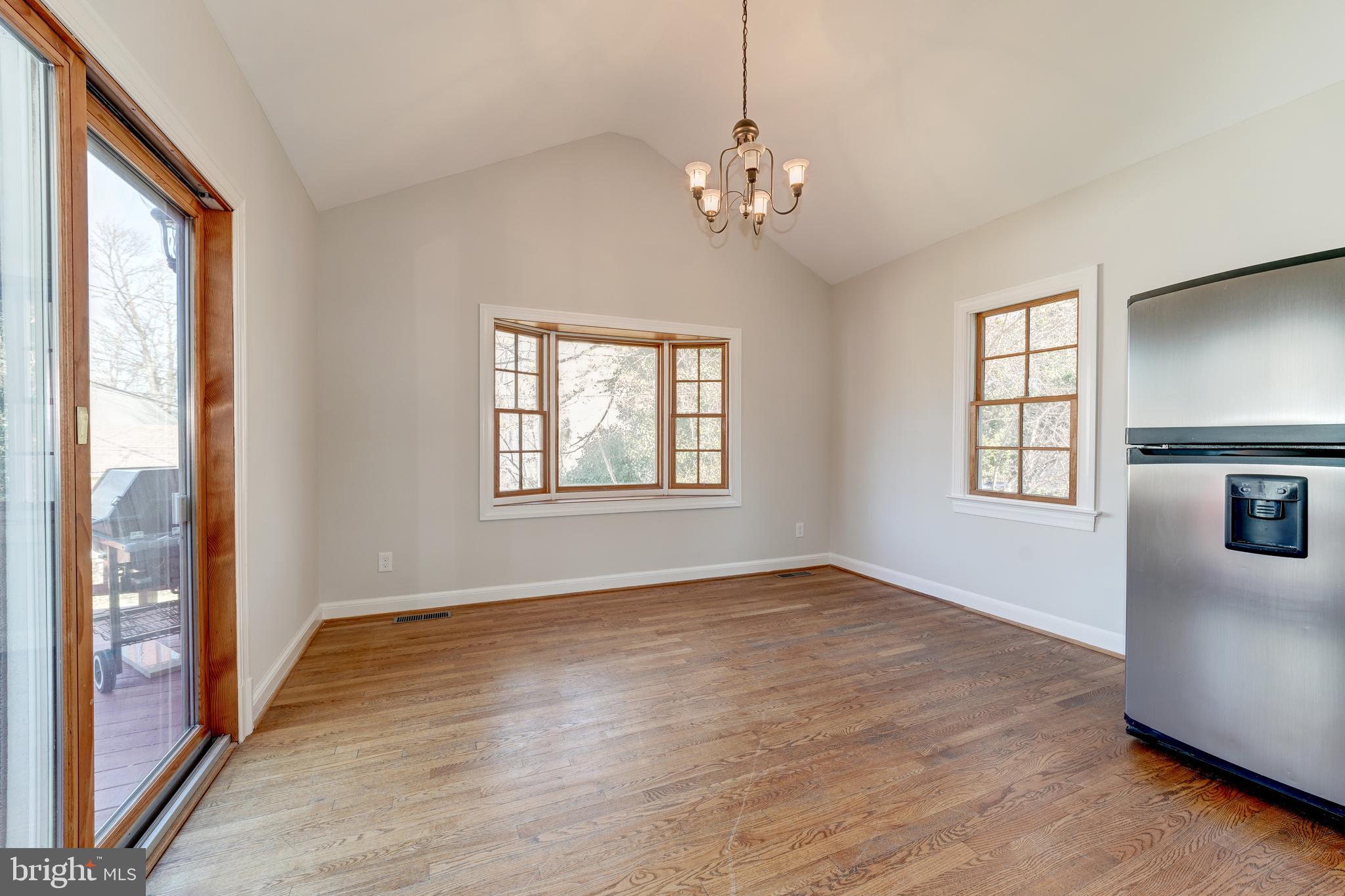 4607 North Carlin Springs Road, Unit A Arlington, VA 22203 - Photo 3 of 26 Spacious Family Room has slider to large Deck!