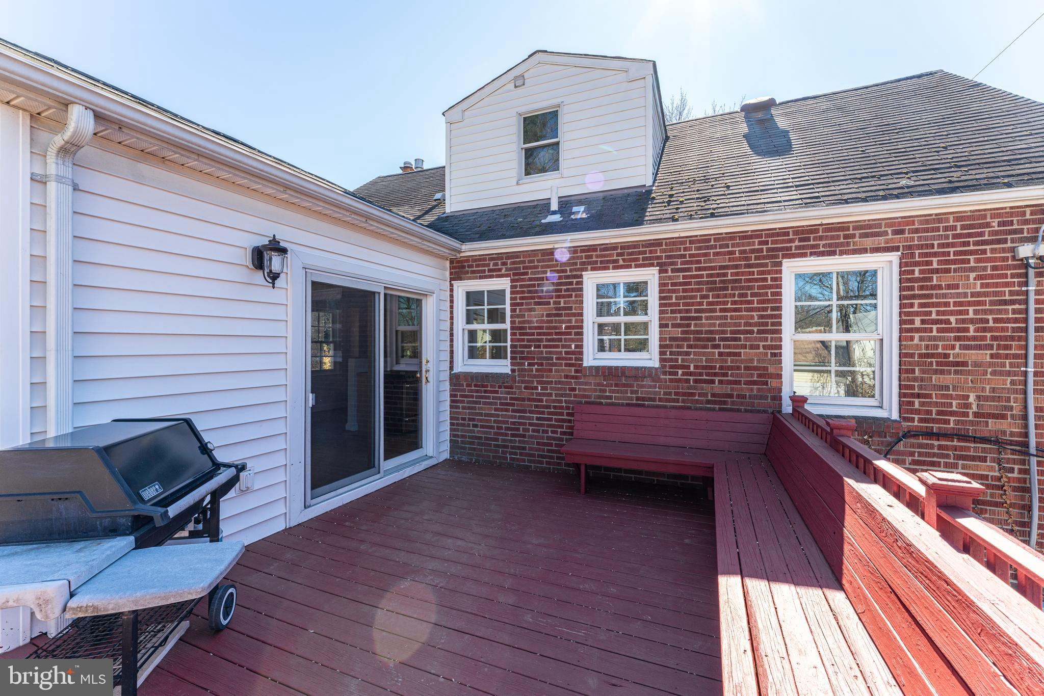 4607 North Carlin Springs Road, Unit A Arlington, VA 22203 - Photo 10 of 26 Large Deck with bench seating!