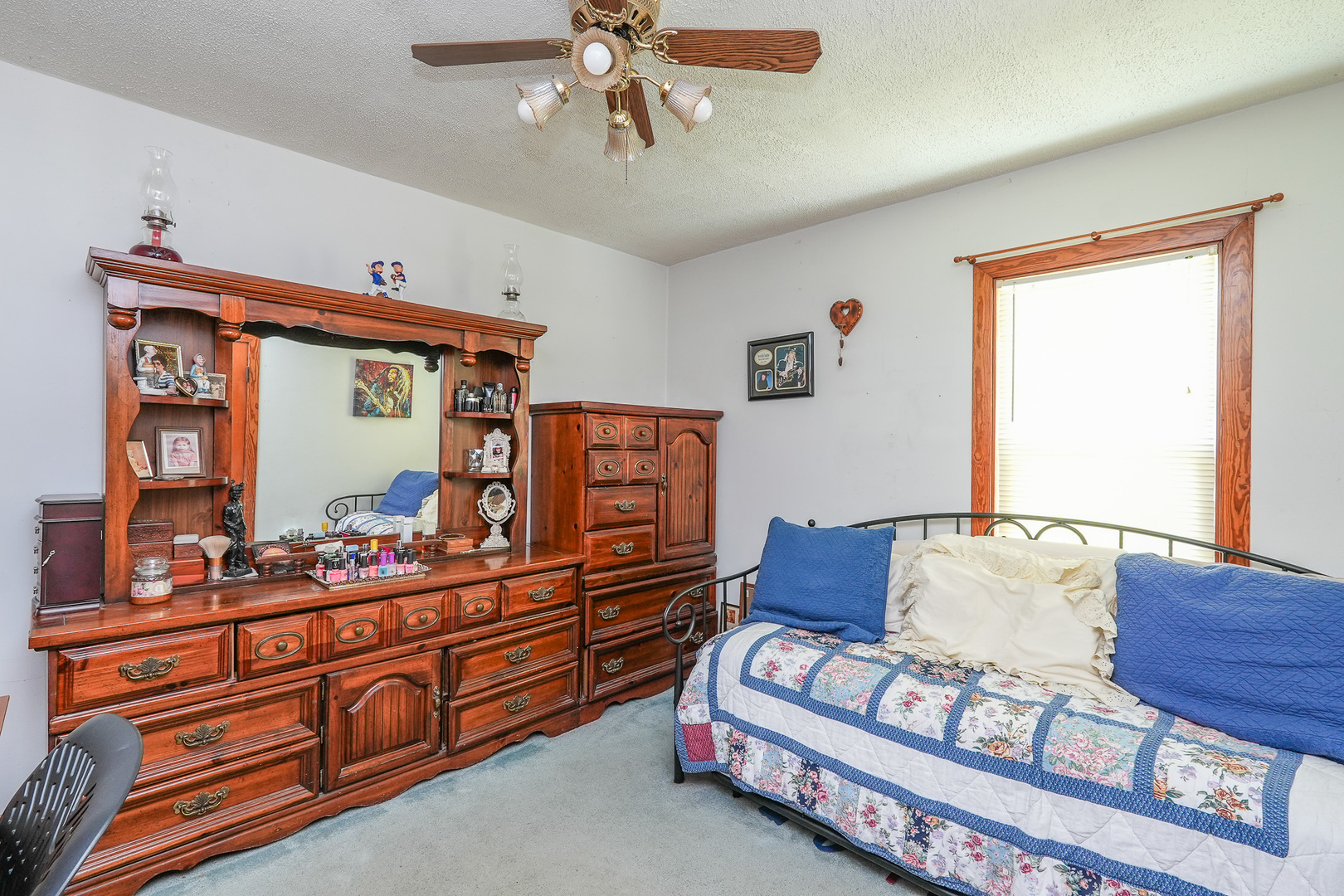 244 West 4th Street Manteno, IL 60950 - Photo 12 of 42 a bedroom with furniture and wooden floor