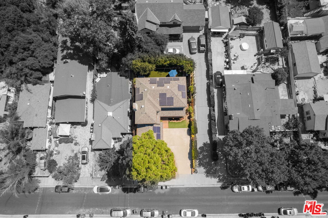 10526 Samoa Avenue Tujunga, CA 91042 - Photo 4 of 7 an aerial view of residential houses with outdoor space