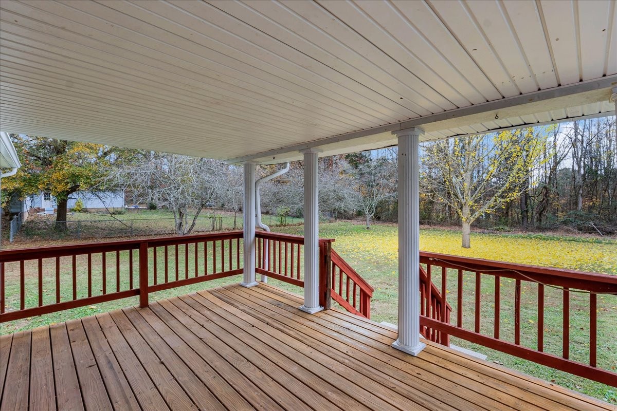 99 Arrowhead Drive Manchester, TN 37355 - Photo 34 of 39 a view of a balcony with wooden floor