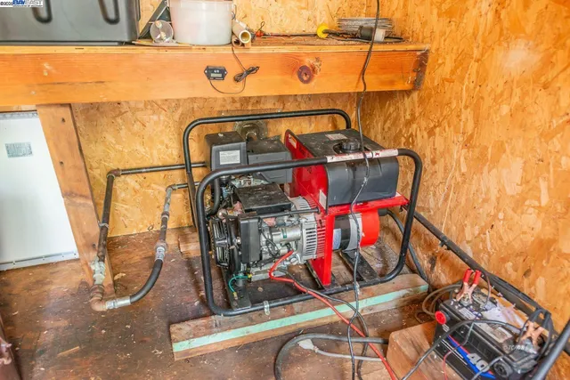 a view of storage and utility room