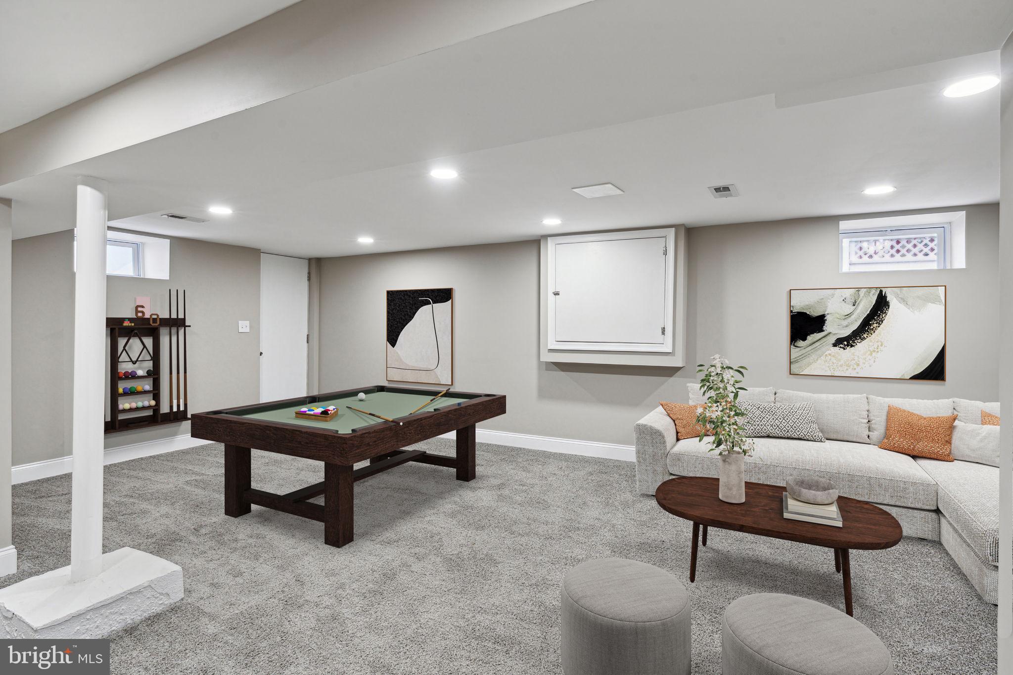 4406 Carleview Road Baltimore, MD 21207 - Photo 37 of 53 Basement Virtually Staged