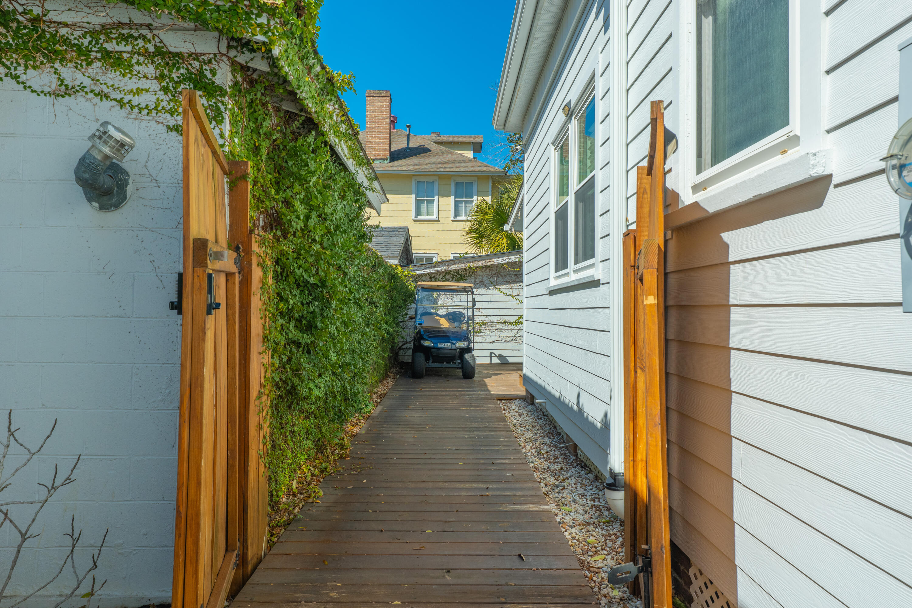 294 Congress Street Charleston, SC 29403 - Photo 41 of 51 Golf cart ramp - side of house