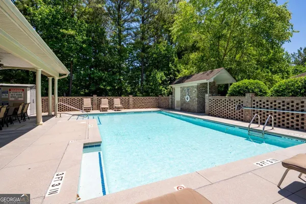 a view of outdoor space and deck area