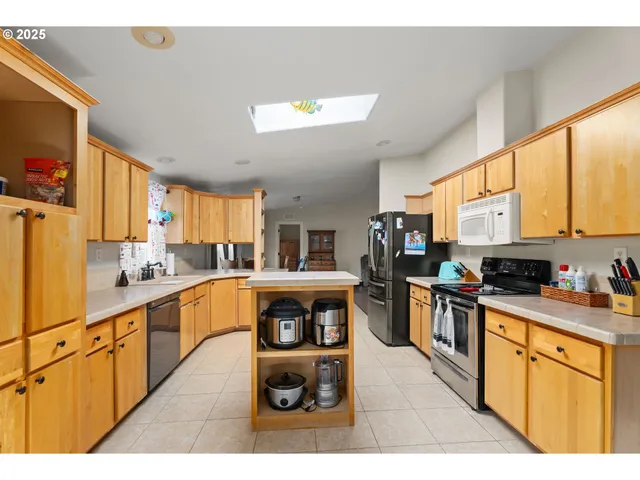 a workspace with furniture window and outside view