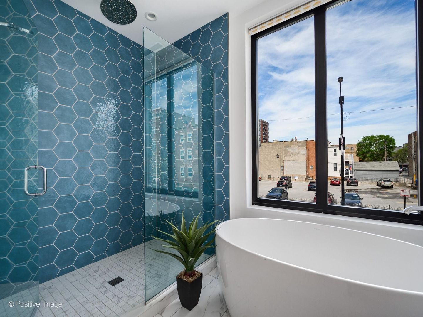 305 South Racine Avenue, Unit 2A Chicago, IL 60607 - Photo 16 of 29 a white bath tub sitting next to a window