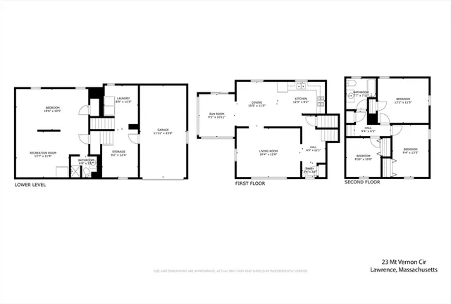 $550,000 | 23 Mt Vernon Circle, Lawrence, MA 01843