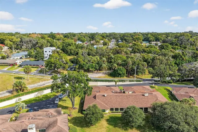 a view of a city with tall buildings
