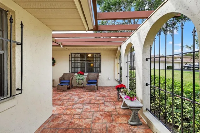 a view of a entryway door of the house