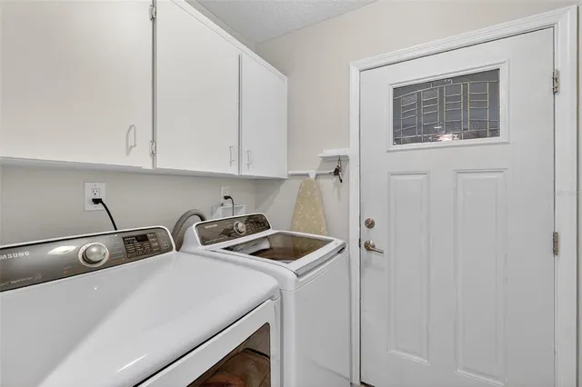 a room with storage and utility