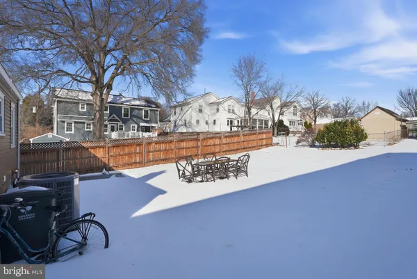a view of outdoor space with seating