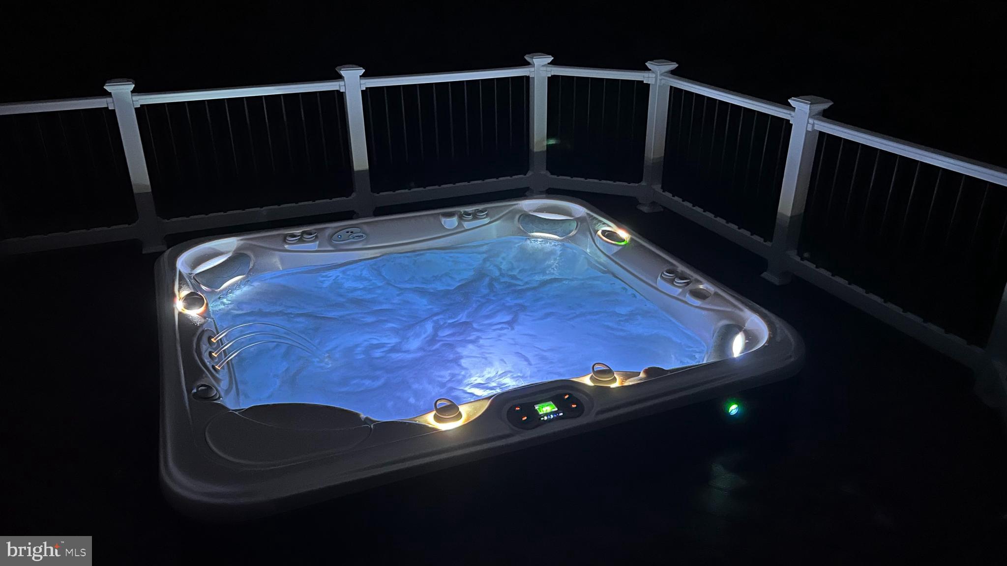 68 MacGregor Ridge Road Stafford, VA 22554 - Photo 40 of 42 Relax in the Hot Tub in the late evening